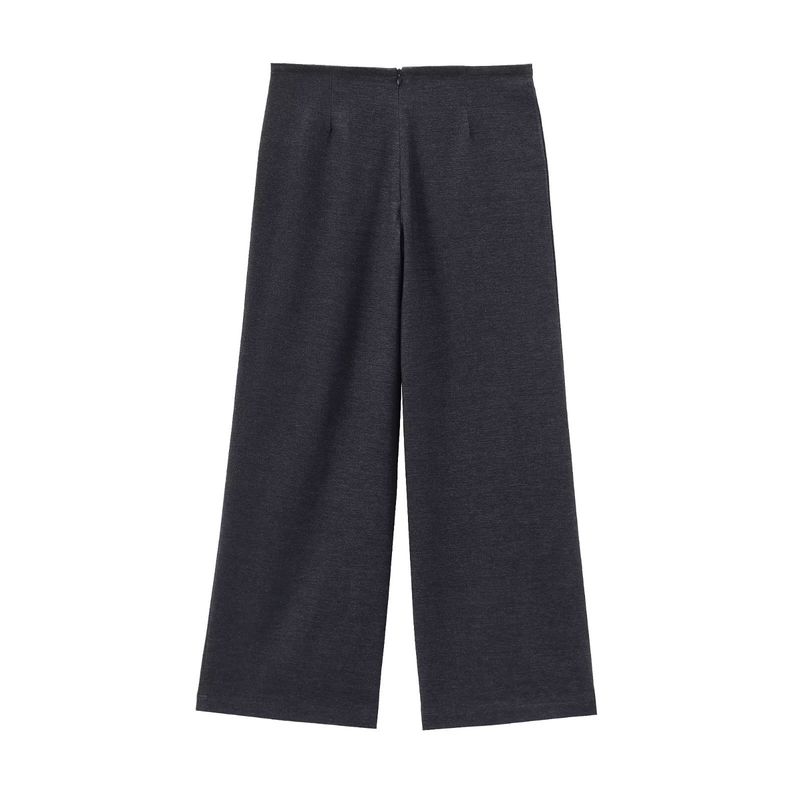 Women's clothing 2024 summer new item denim linen suit vest lantern pants set_voghion.com