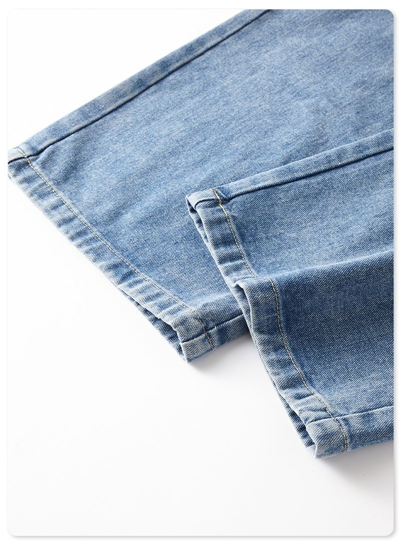 Muške traperice ravnog kroja, vintage široke, modne, oprane, stare_voghion.com