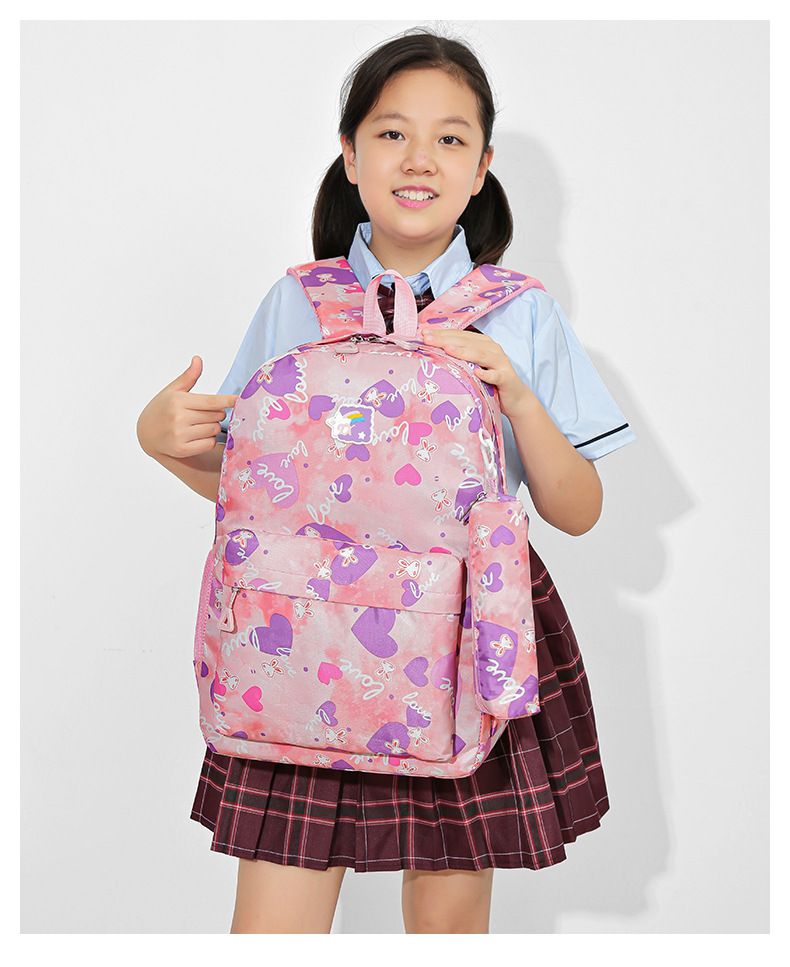 New Three Piece Backpack Sweet And Cute Casual Travel Backpack With Large Capacity For Primary And Secondary School Students_voghion.com