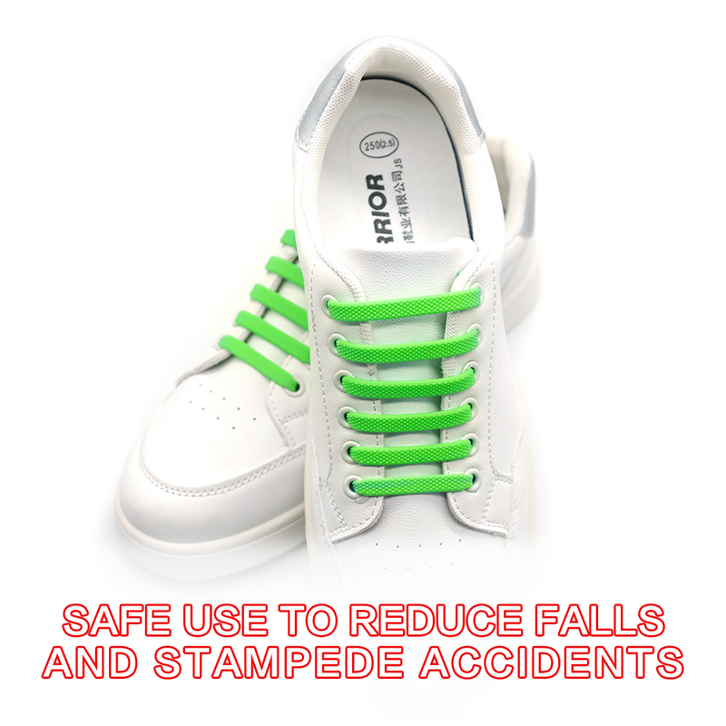 Nieuwe 16 stuks elastische veters alle sneakers siliconen stretch unisex mode geen stropdas schoenveter rubberen band schoenveters_voghion.com