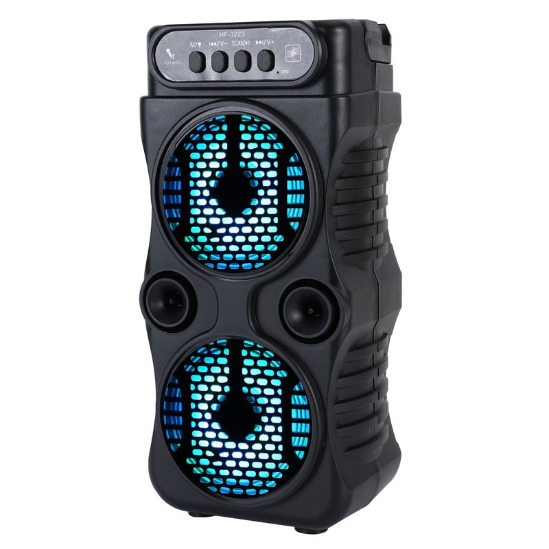 Karaoke hine Music Center Square Dance Soundbar Pequeño altavoz portátil Bocina Bluetooth portátil_voghion.com