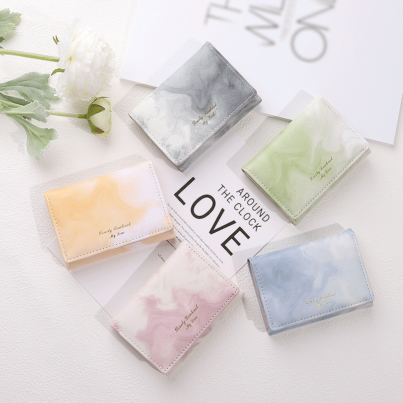 Grazioso porta carte creativo con il 70% di sconto sul portamonete corto da donna con stampa alla moda Fresh Ins_voghion.com