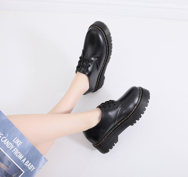 Dikke zool 3-gats Quad Martin schoenen voor dames_voghion.com