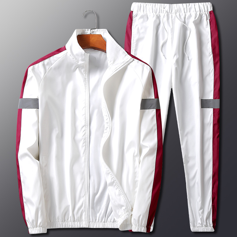 2Pcs moške trenirke, pulover s kapuco, majice, joggers, hlače, komplet trenirke, moški športna oblačila za tek, tek, hlače s kapuco, moška trenirka_voghion.com