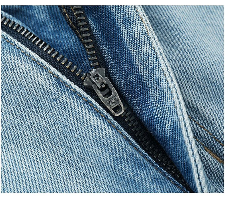 Vêtements pour femmes Jeans à bords bruts haut de gamme Pantalons de cyclisme à quatre points pour femmes Shorts en denim amples et droits_voghion.com