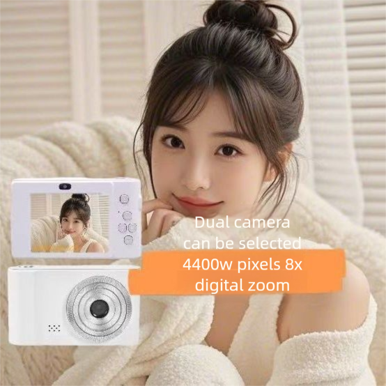 Internet Celebrity Style Selfie CCD Dual Entry-Level Cute High-Value Portable Travel Camera For Girls_voghion.com