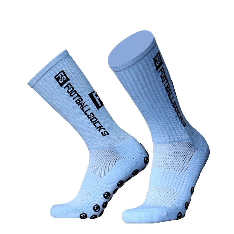New Style FS Football Round Szilikon Tapadókorong Grip Csúszásgátló Futball Sport Férfi Női Baseball Rögbi Zokni_voghion.com