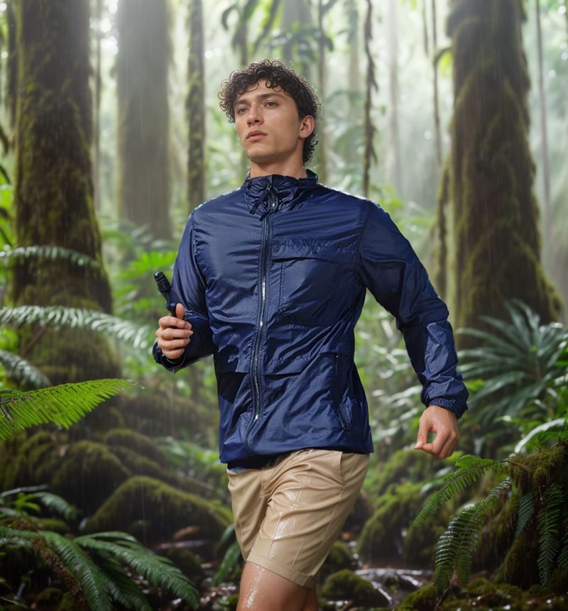 2025 Zomer Cross-Border Effen Kleur Capuchon Heren Sport Zonbescherming Casual Jas_voghion.com