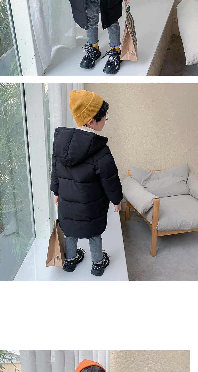 Kinderbekleidung Wattierte Kinderjacke für Jungen und Mädchen, Daunenjacke, wattierte Jacke für Babys, mittellanger Mantel_voghion.com