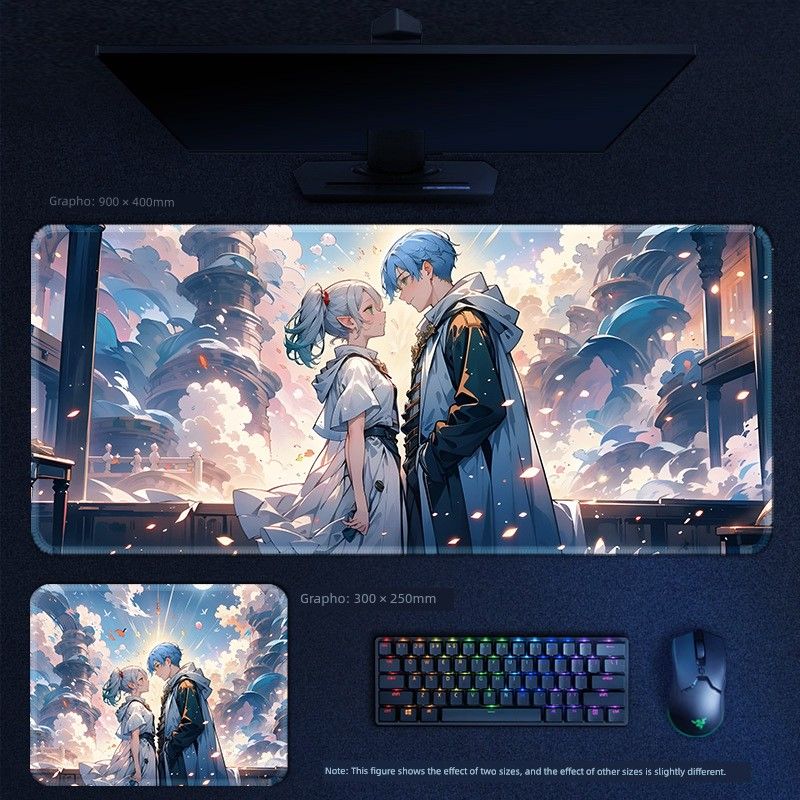 Unbeatable Quality Fu Lillian Mouse Keyboard Male And Female Anime Secondary Office Game Notebook Desk Pad Thickened_voghion.com