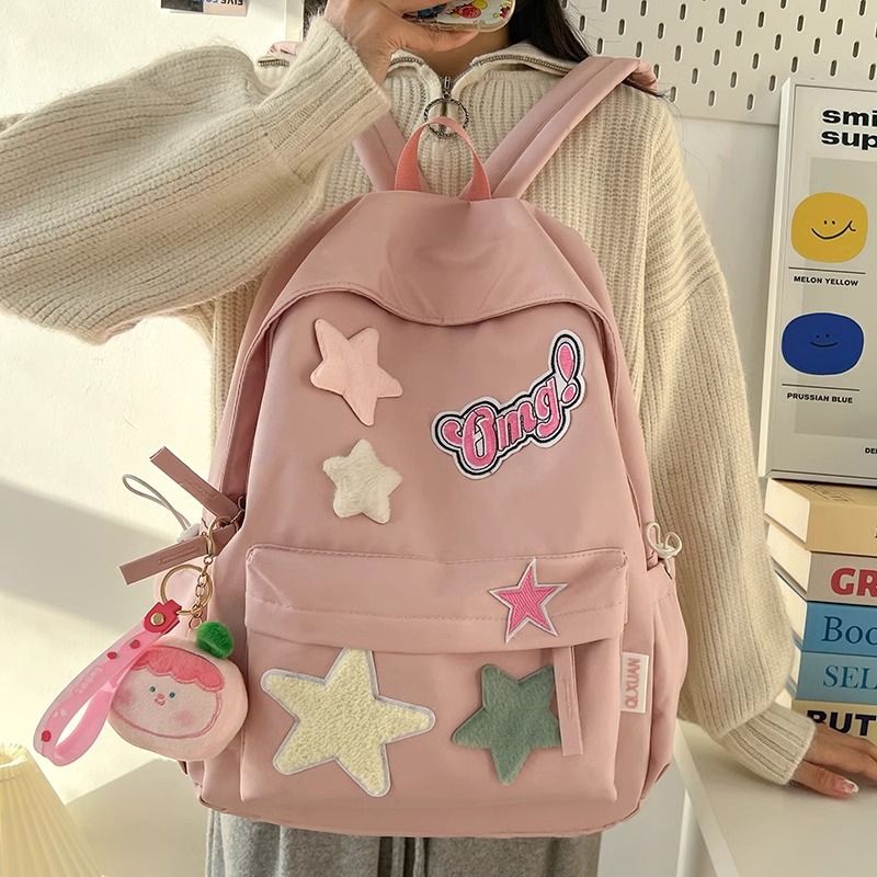 Zaino da viaggio leggero e di grande capacità per studenti delle scuole superiori e elementari. Zaino da viaggio leggero e di grande capacità per studenti delle scuole superiori e elementari._voghion.com