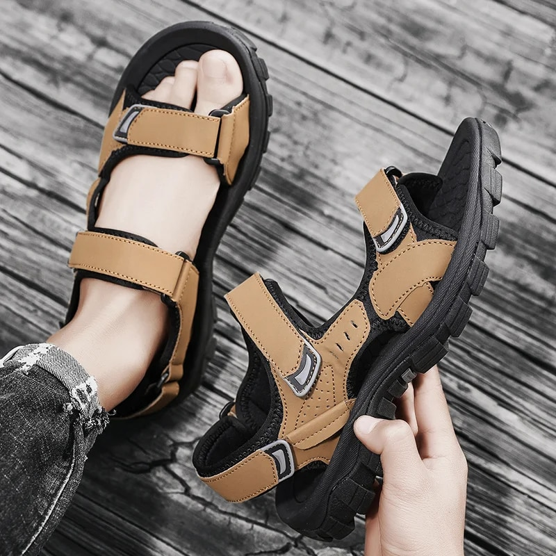 Männer Liichtgewiicht Männer Outdoor Summer Strand Spazéiersandale Rutschfest Athletesch Sportschue_voghion.com
