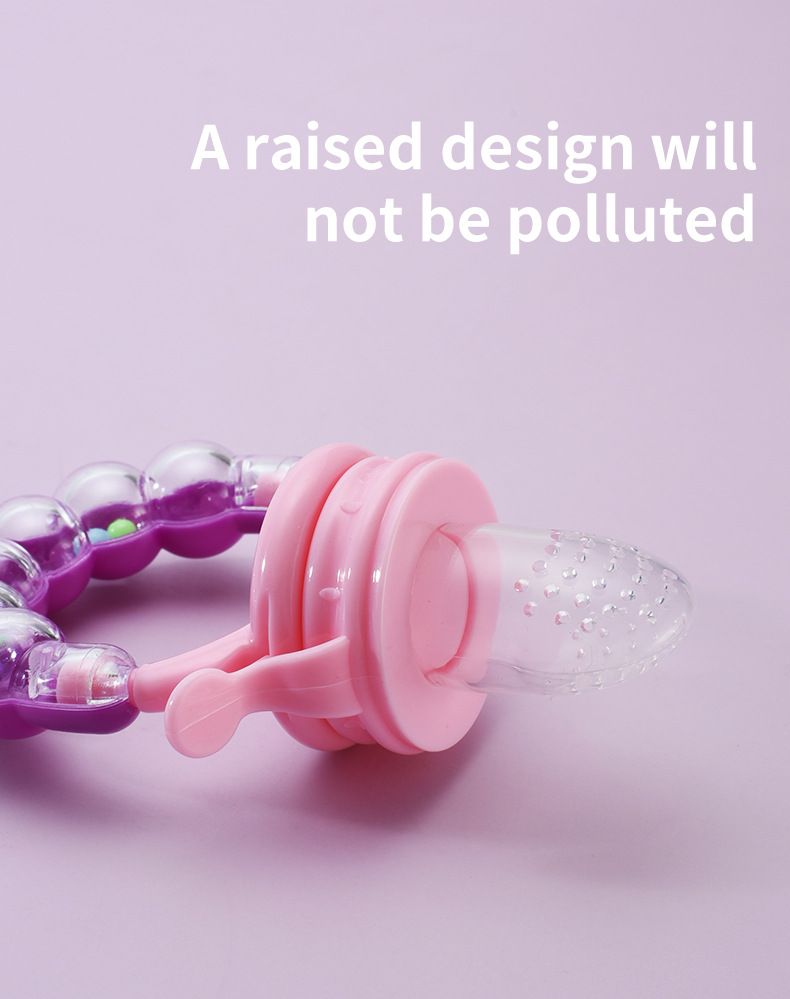 Verschillende kleuren beschikbaar voor babybelontwerp, voedselspeen, fruit- en groentezak, aanvullend voedsel, bijtmuziek,_voghion.com