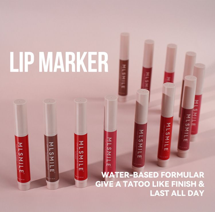 MLSMILE Non Stick Cup Lip Dye Pen Matte Easy To Color Marker Lipstick Lip Glaze Lip Liner_voghion.com