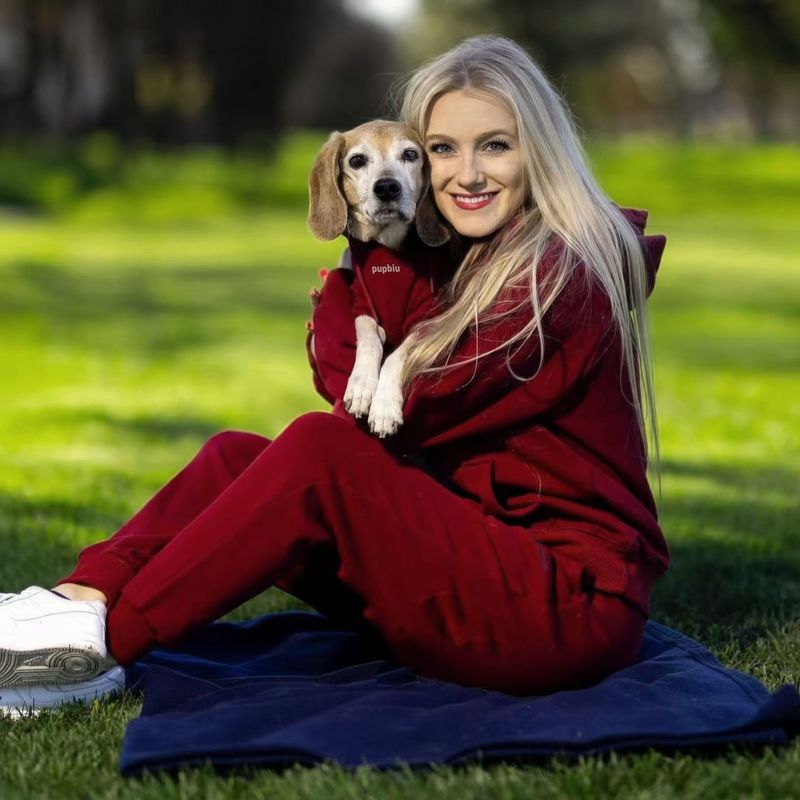 Hanorac din fleece cu imprimeu de litere pentru animale de companie, toamnă și iarnă, cu căciulă, mărime medie și haine, haine pentru câini mari_voghion.com