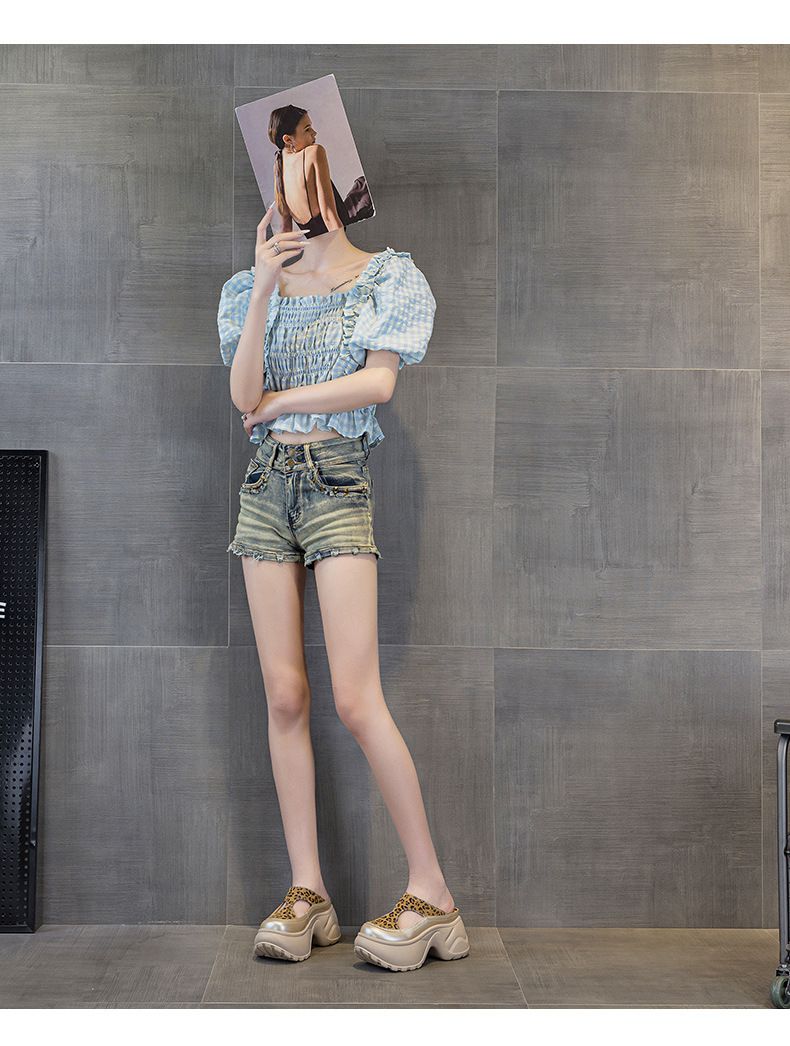 Small Thick-soled Bag Head Slippers Female One Pedal Lazy Wear Casual Versatile Cool Slippers_voghion.com