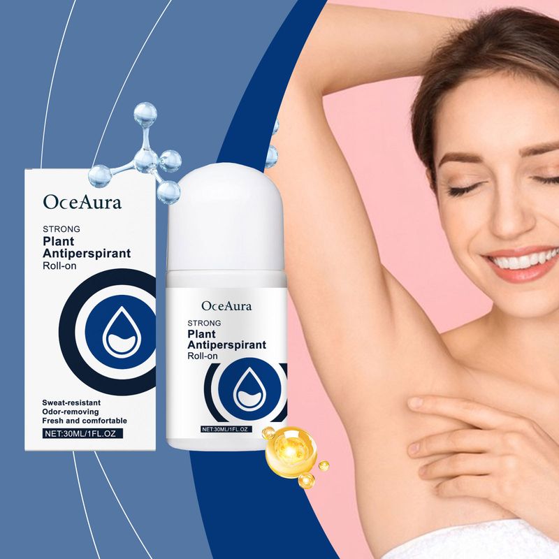 OCEAURA Sweat-Proof Roll-On Moisturizing Comfortable Skin Refreshing Non-Sticky Portable Sports Office Universal_voghion.com