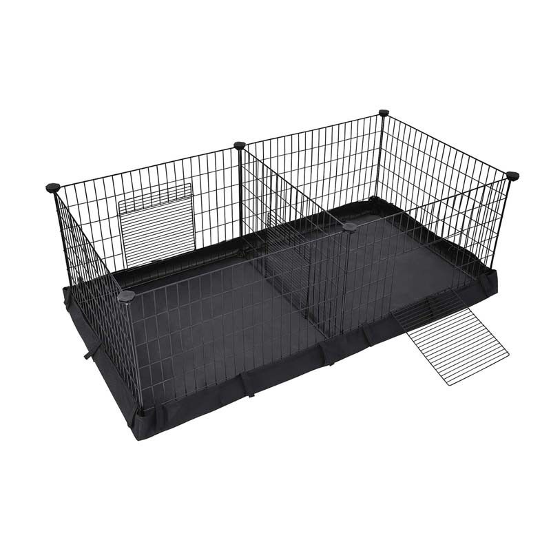 New Oxford Cloth Pet Fence Waterproof Dustproof Guinea Pig Rabbit Dog Home Scratch-Resistant Easy-to-Clean Cat House_voghion.com