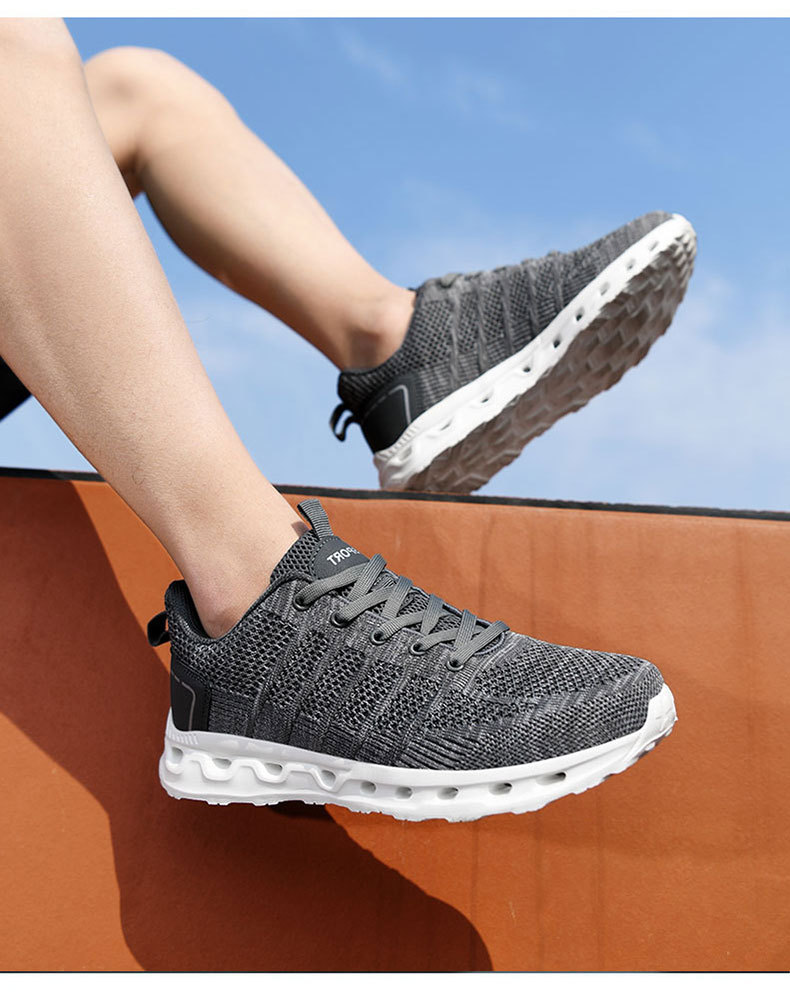 Sneakers leggere da uomo larghe (US 5-12) - Scarpe da corsa traspiranti in maglia per attività estive e all'aperto_voghion.com