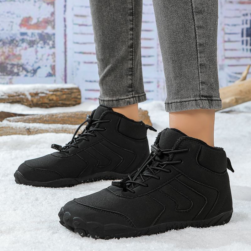 2025 Neue grenzüberschreitende Baumwollschuhe für Herren und Damen, mit Fleece gefüttert, warm, lässig, für Paare, bequem, für zu Hause, dicke Baumwollstiefel_voghion.com