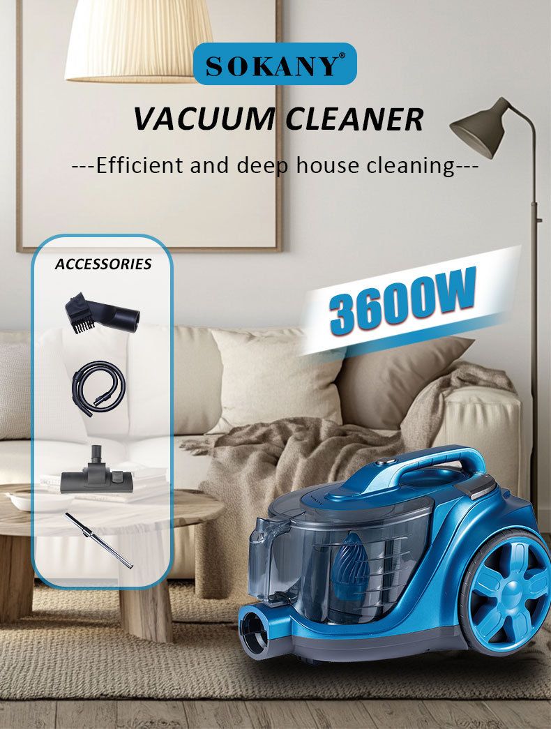 SOKANY13005 aspirator cu fir de uz casnic de 3600 W de mare putere de aspirare și îndepărtare a prafului_voghion.com