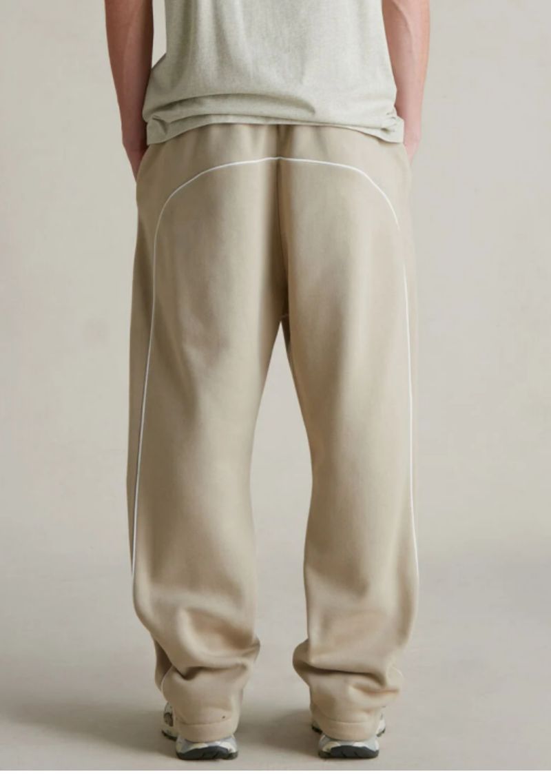 Streetwear Slim Fit Gestreifte Straight Leg Hose für Männer & Frauen - Atmungsaktive Baumwolle, Bequem & Stylisch_voghion.com