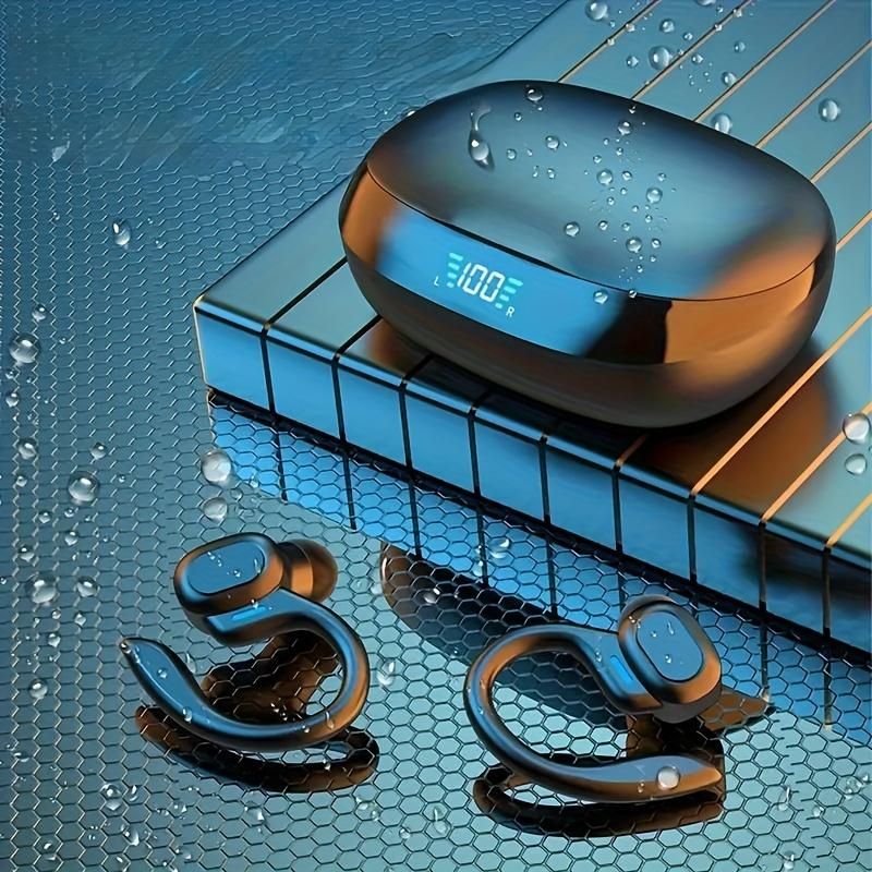 Waterproof Noise Reduction Box And Charging Display, Fitted For Android/IOS Smartphos, Stereo Headphos With_voghion.com