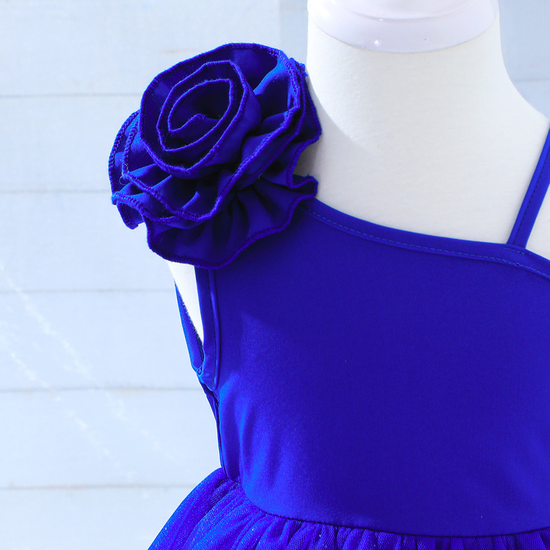 Mother&Kids Children's Dress Halter Strapless Star Mesh Gauze Dress Flower Child Princess Dress For Children_voghion.com