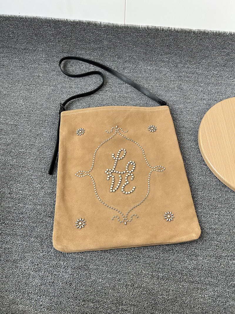 Suede Shoulder Bag Fall/Winter New Small Hobotote Bag Large Capacity Korean Leather Bag Fashionable And Versatile Casual Everyday Individuality_voghion.com