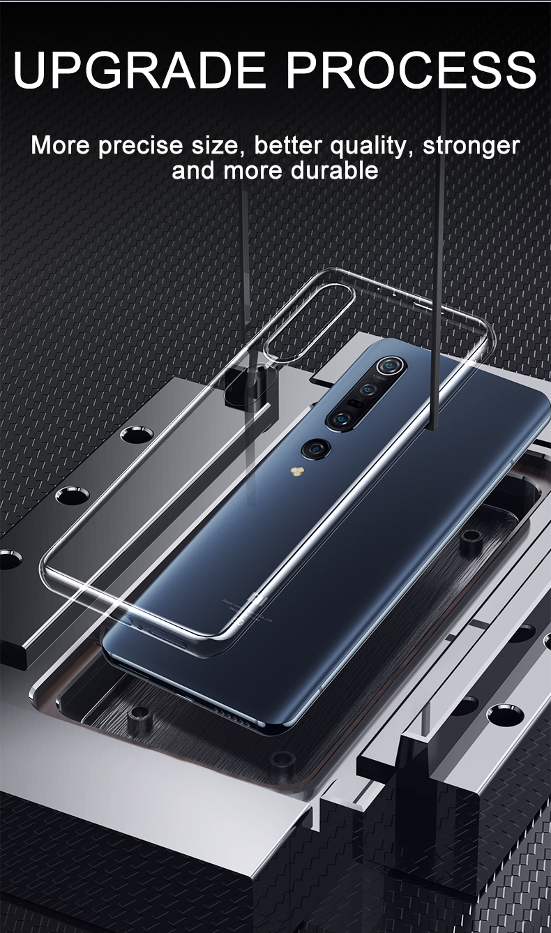 Custodia trasparente di lusso in silicone per Xiaomi Mi 11 10 Ultra 9 Pro A2 A3 Lite Custodia trasparente morbida a copertura totale per Poco F2 F3 M3_voghion.com