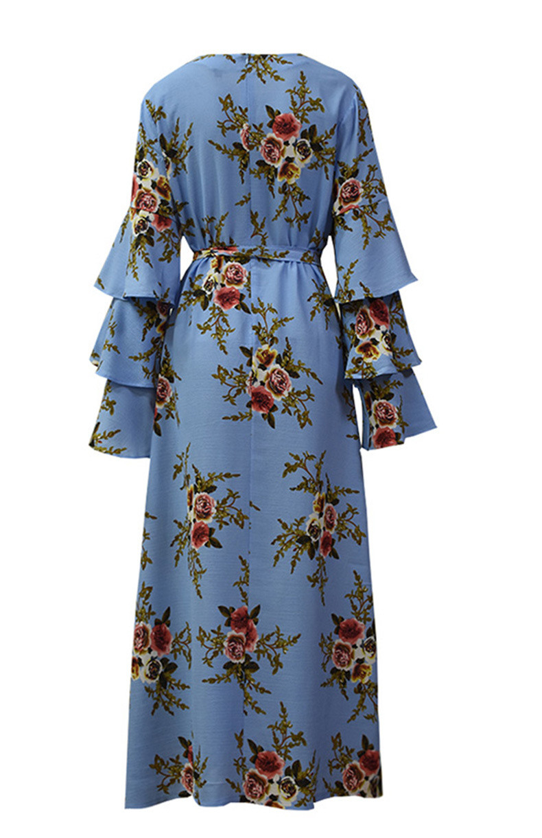 Abito da donna con gonna lunga, abito casual alla moda_voghion.com