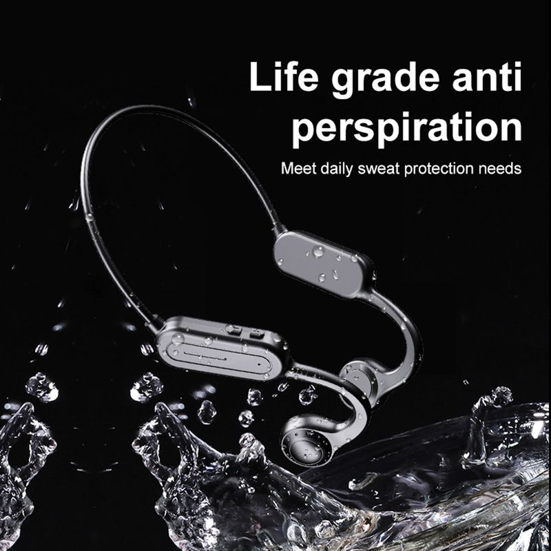 Q88 Wireless Earphone Ear Hook Noise Reduction Comfortable Bone Conduction Built-in Microphone Sports Stereo_voghion.com