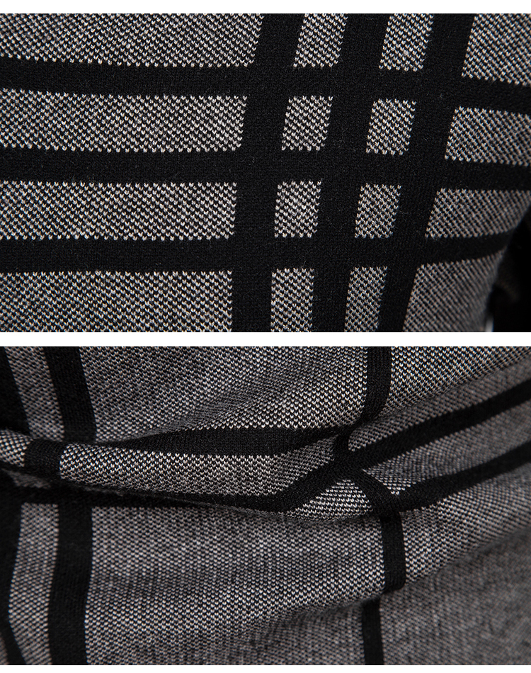 Herren neuer Herbst-Cardigan, gestreift, lockerer Pullover_voghion.com