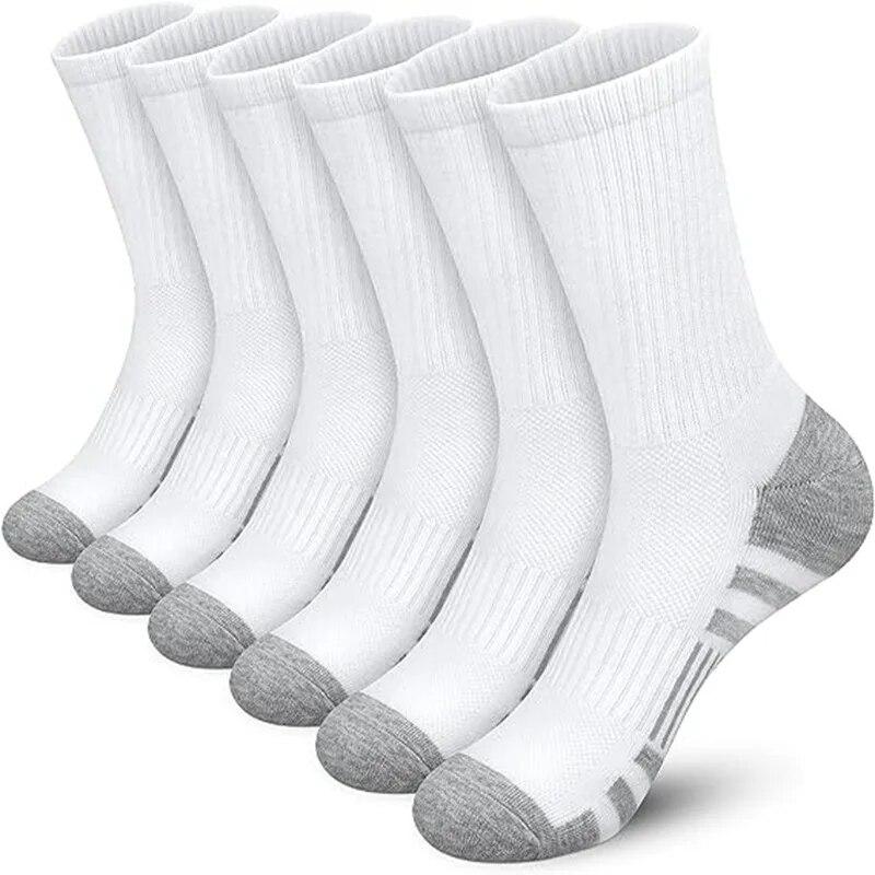 6 pares de calcetines de fútbol de gran tamaño para gimnasio al aire libre, cómodos y suaves de alta calidad para hombre, nuevo estilo_voghion.com
