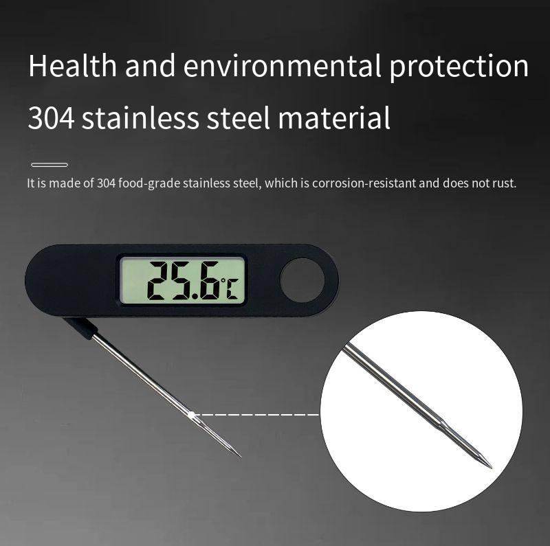 Faltbares Lebensmittel BBQ Fleisch Küche Backen Milch Wasser Thermometer H401_voghion.com