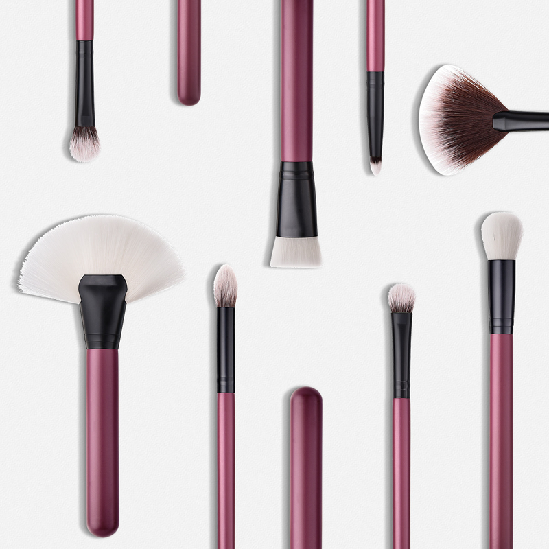 8 Stück Make-up-Pinsel, Make-up-Werkzeuge, Augenset, Lidschattenpinsel, Kastanienbraun, Yuncai GUJHUI_voghion.com
