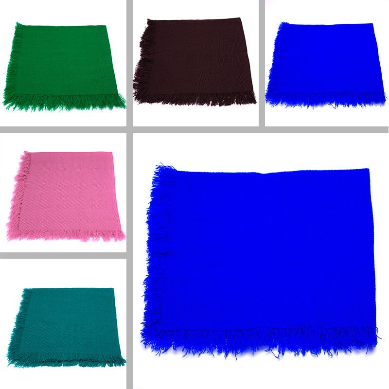 Ouderen Hoofddoek Herfst Winter Gebreid Middelbare Leeftijd Vrouwen Effen Kleur Vierkant Landelijk Oud-Modieus Warme Oma Sjaal_voghion.com