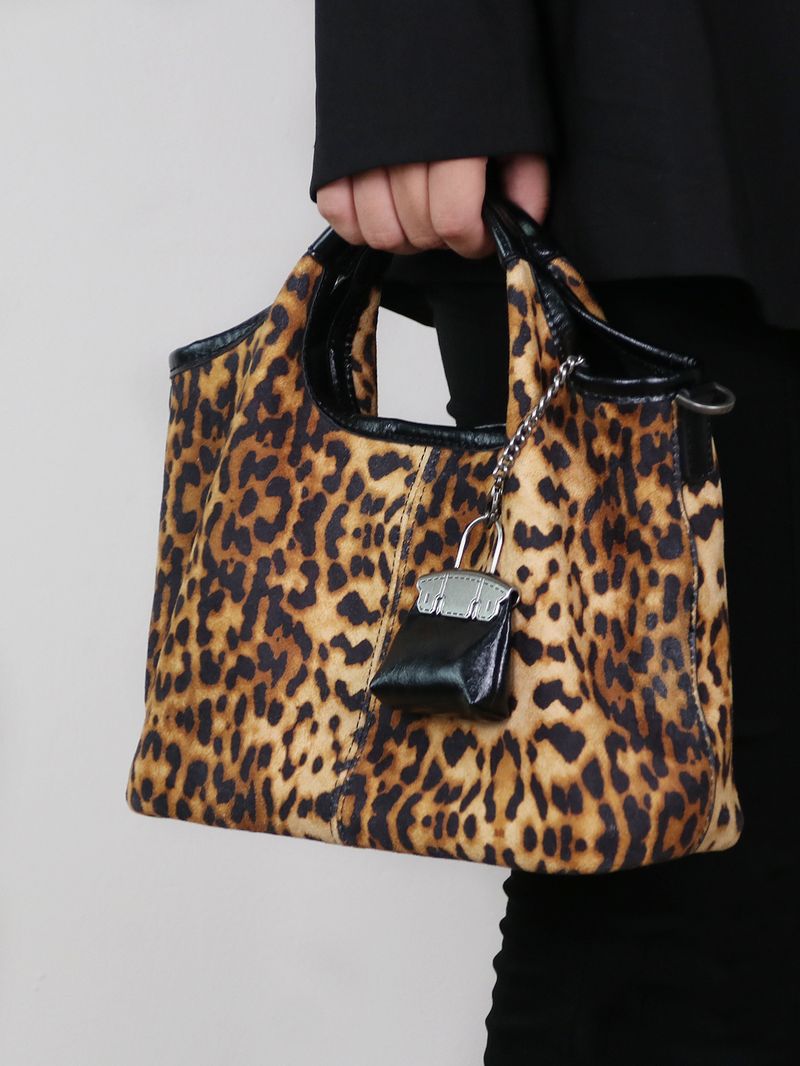 Borsa a secchiello da donna, stile hottie, con stampa leopardata vintage, borsa a secchiello in flanella scamosciata, borsa a tracolla per la mamma_voghion.com