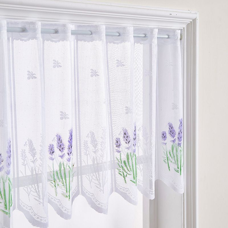 Lovely Polyester Cafe Curtains - 12 Boho Patterns (Hearts, Butterflies, Lavender), 3 Sizes, No-Sew Valance For Kitchen, Bedroom & Café_voghion.com