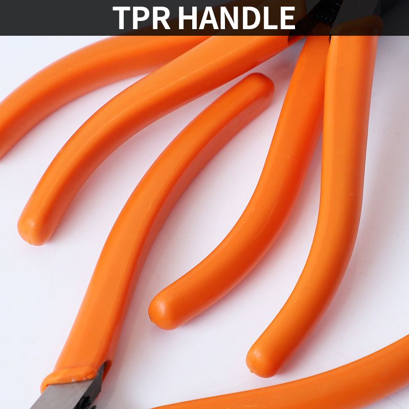 Plastic Cutting Pliers 90 Degree Double-Edged CR-V Tip Cutter Nipper with 4/6/8/10mm Flush Jaw for Sprue Burrs Cutting Hand Tool_voghion.com