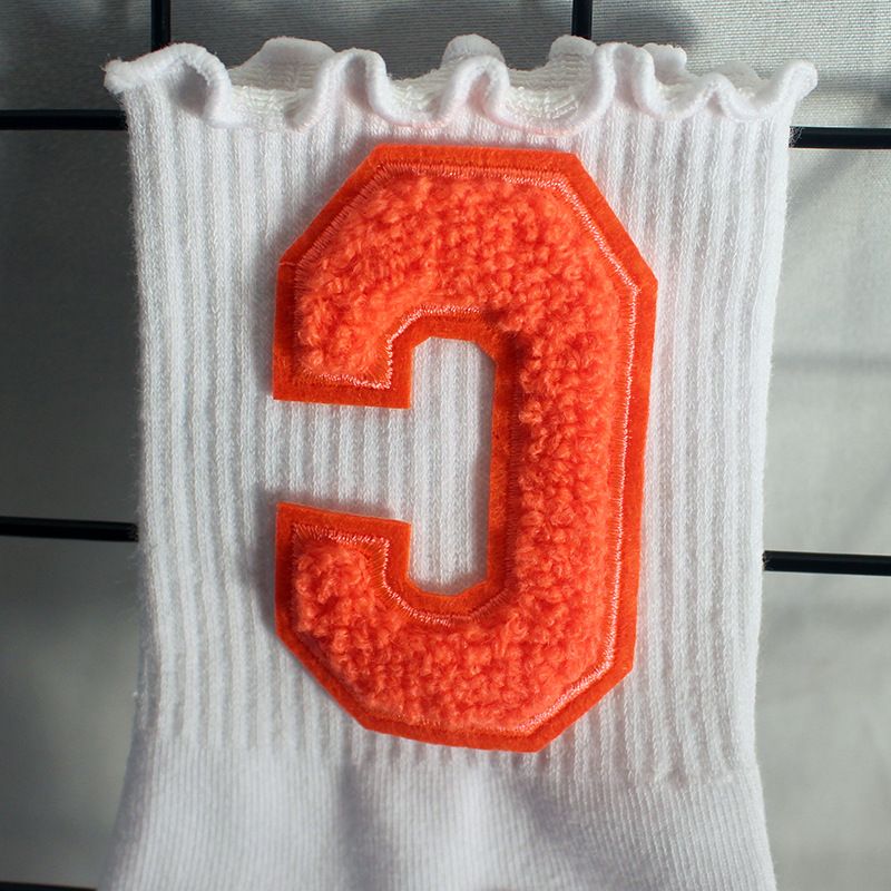 Socks New Style Fungus Lace Women's Socks Plush Big C Socks Women's High Elastic Student Sports Mid Tube Socks Sweat Absorbent Cotton Socks Trendy_voghion.com