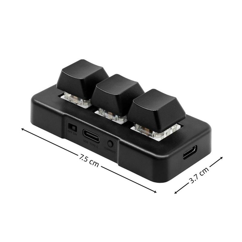 3-key Customized Keyboards Electronic Accessories For Office Game Multimedia_voghion.com