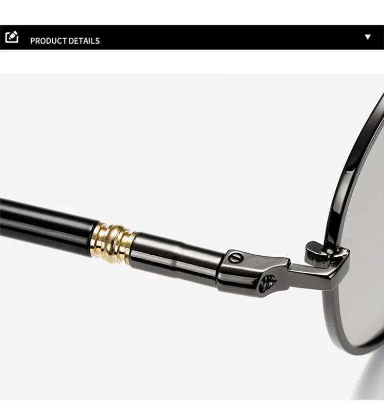 KUMARRY  Pilot Photochromic Sunglasses Men Fishing Driving Brand Designer Polarized Sunglass For Men‘s oculos UV400_voghion.com