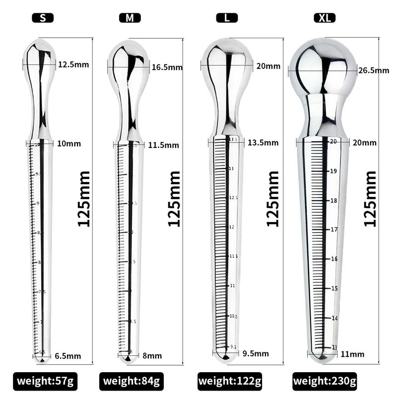Sexy Smooth Stainless Steel With Scale Horse Eye Stick Novice White Open Urethral Expansion Masturbation Device Male And_voghion.com