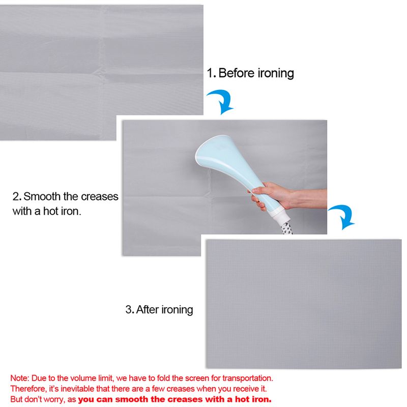 Écran de projection portable simple et anti-lumière, 60/70/80/100/120 pouces, pour la maison, l'extérieur et le bureau_voghion.com