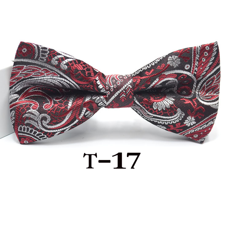 Men's Ties & Handkerchiefs business formal wear, jacquard bow tie, groom, best man, emcee, bow tie, ready stock wholesale available_voghion.com