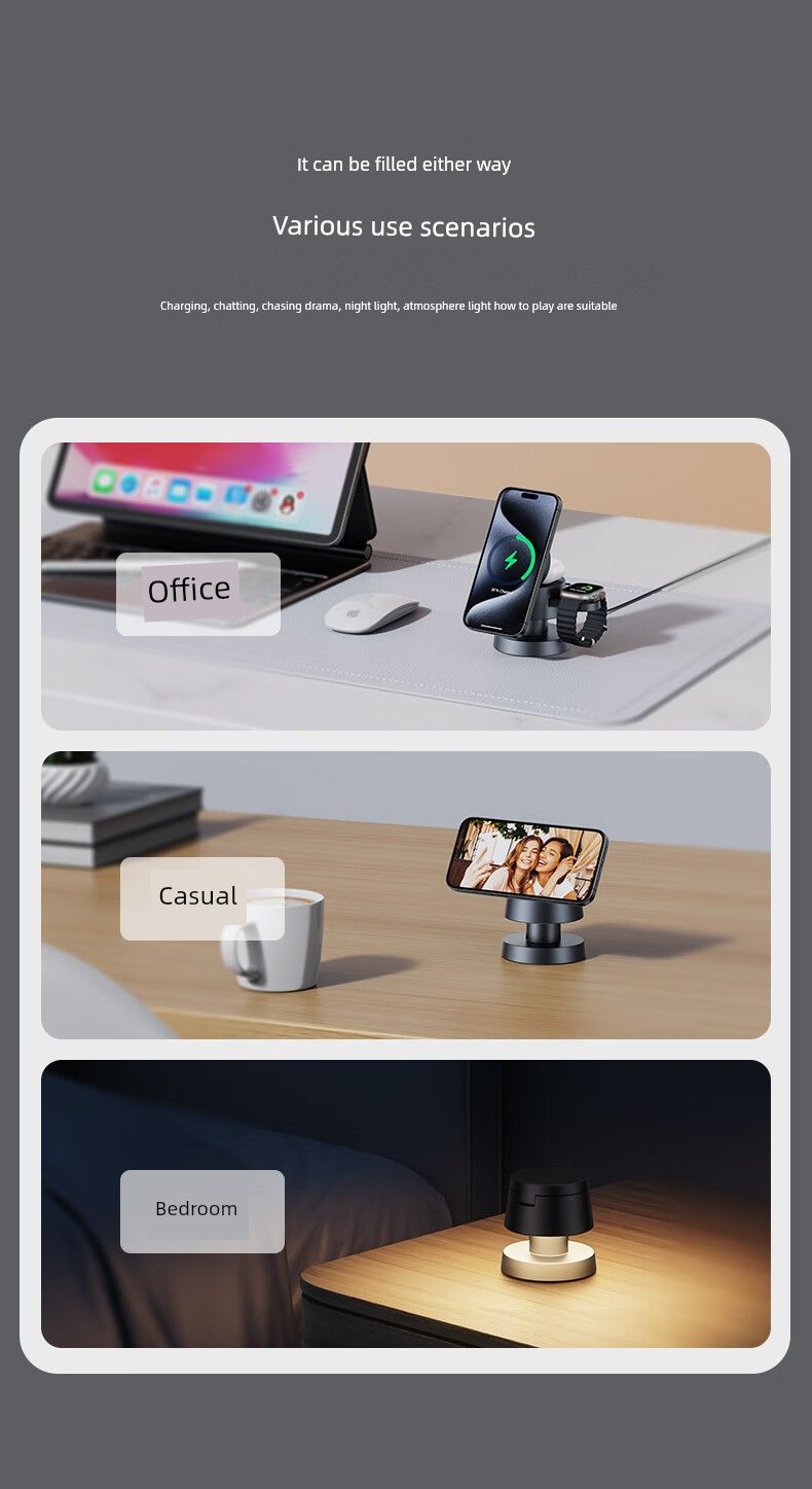 Kronšteina austiņu pamatne Bezvadu lādētājs_voghion.com