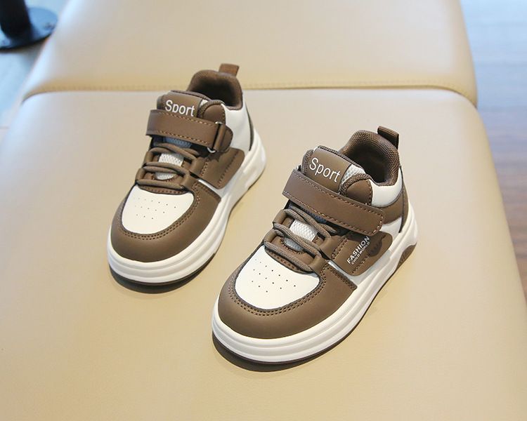 Nya små vita flickskor High Top Pojkar Casual Board Shoes Mjuka sulor Babyskor_voghion.com