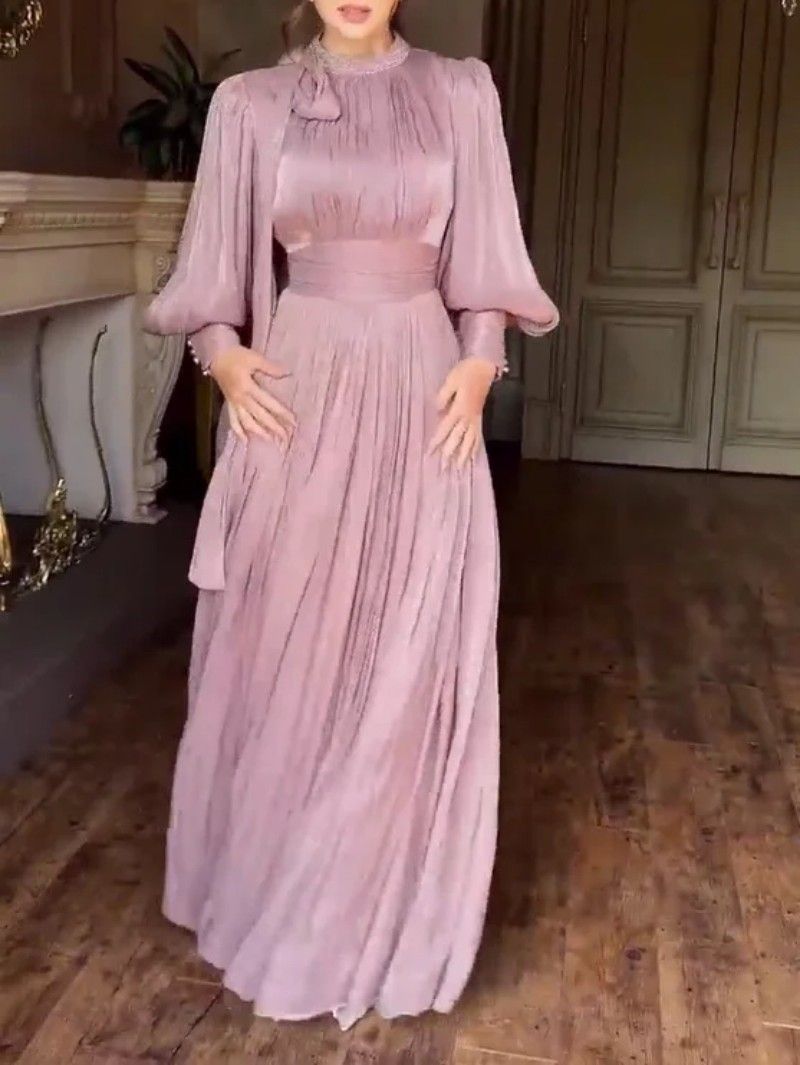 Dameskleding Hot Diamond Long Robe Swing Avondjurk_voghion.com
