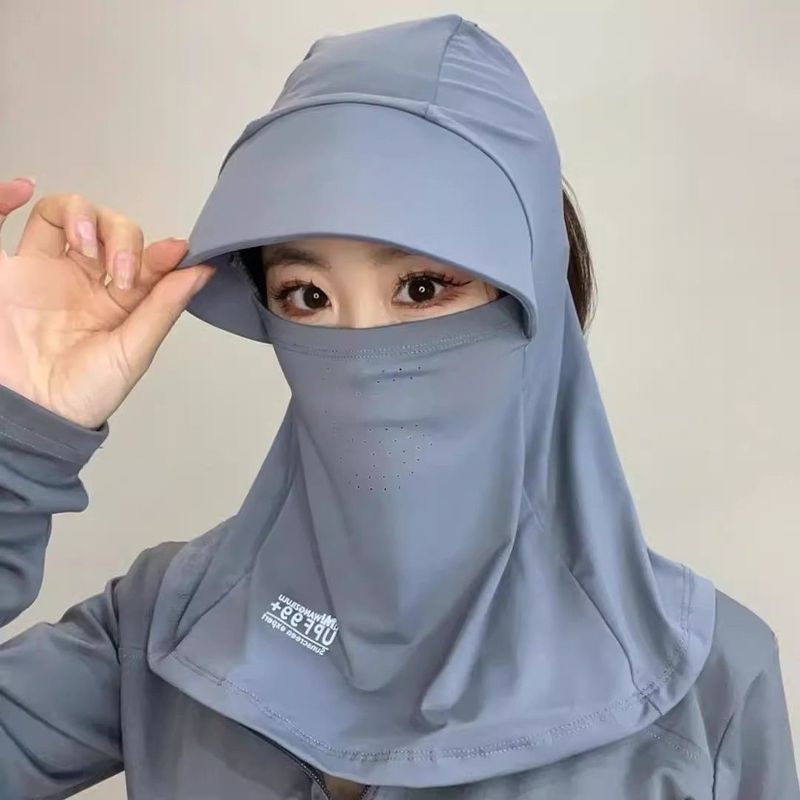 【 8949 People's Collection 】 25 neue Vollgesichts-Sommerhüte für Kinder, UV-beständige Nackenmasken für Outdoor-Fahrräder, Sonnenhüte_voghion.com